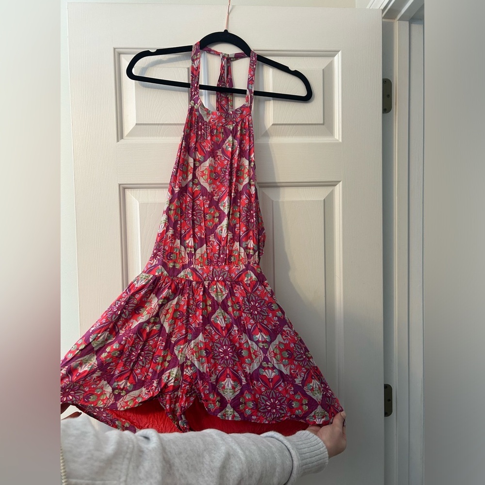 Free People Open Back Romper